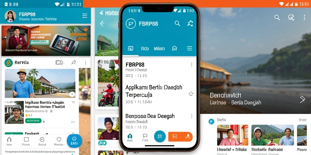 Antarmuka user-friendly FBRP88 yang menampilkan berita daerah.