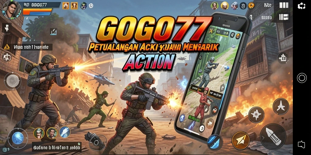 Menampilkan antarmuka seru dan fitur menarik dalam GOGO77.