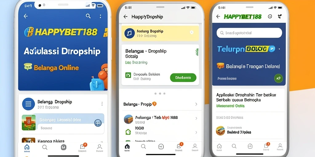 Tampilan antarmuka aplikasi <strong>HAPPYBET188</strong> yang sederhana dan mudah digunakan.
