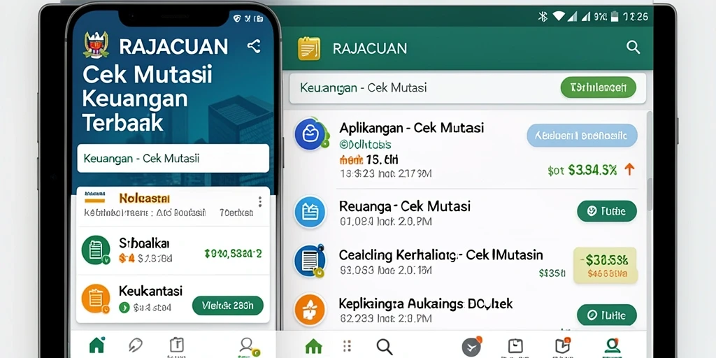 Tampilan antarmuka RAJACUAN yang ramah pengguna untuk Cek Mutasi.